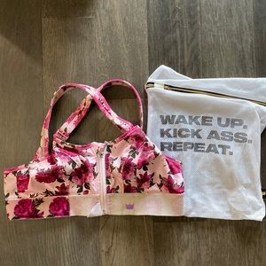 SHEFIT ultimate bra in Pink Floral